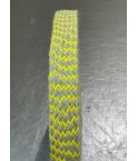 Tresse jute et polyster jaune