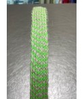 Tresse jute et polyster vert