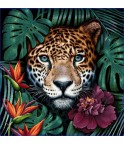 Carré - Leopard feuille