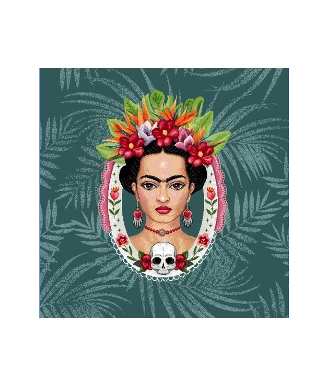Carré -Frida portrait Carré -Frida portrait