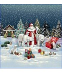 Carré -Pere noel et les ours