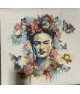 Carré Frida papillon colibri