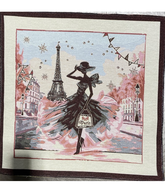 Carré la parisienne rose Carré la parisienne rose