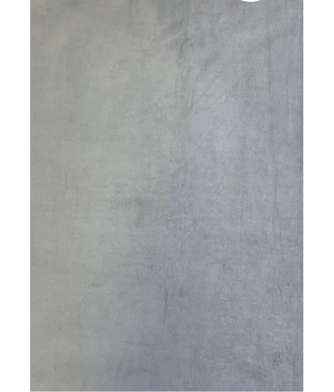 Coupon velours lisse Gris clair Coupon velours lisse Gris clair