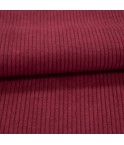 Ameublement -velours cotelé bordeaux