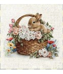 Carré - Lapin et le panier