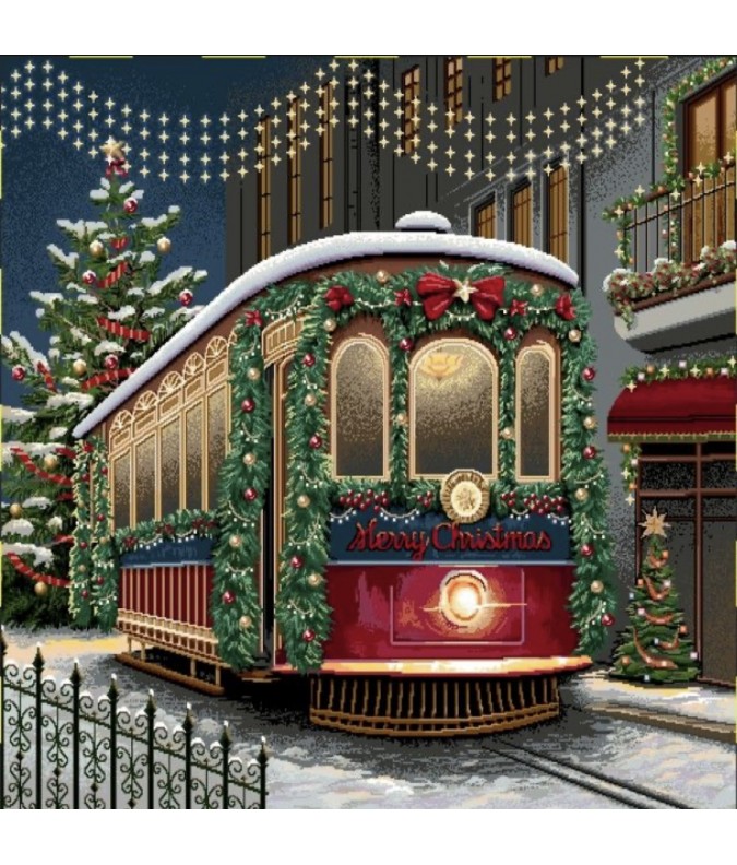 Carré - Wagon de Noël Carré - Wagon de Noël