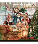 Carre- Vitrine de Noël