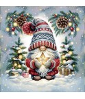 Carre-Lutin de noel étoile