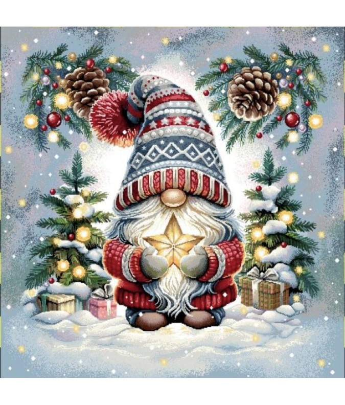 Carre-Lutin de noel étoile Carre-Lutin de noel étoile