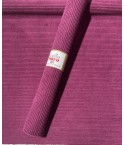 Ameublement -velours cotelé aubergine