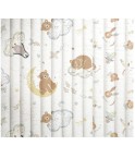 Matelassé -ours, pingouin et lapin nuage Matelassé -ours, pingouin et lapin nuage