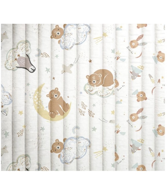 Matelassé -ours, pingouin et lapin nuage Matelassé -ours, pingouin et lapin nuage