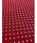 étoiles doré fond rouge