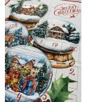 Panneau - Calendrier de l'avent Boules à neige