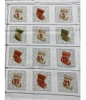Panneau - Calendrier de l'avent chaussettes de Noël