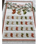 Panneau - Calendrier de l'avent chaussettes de Noël
