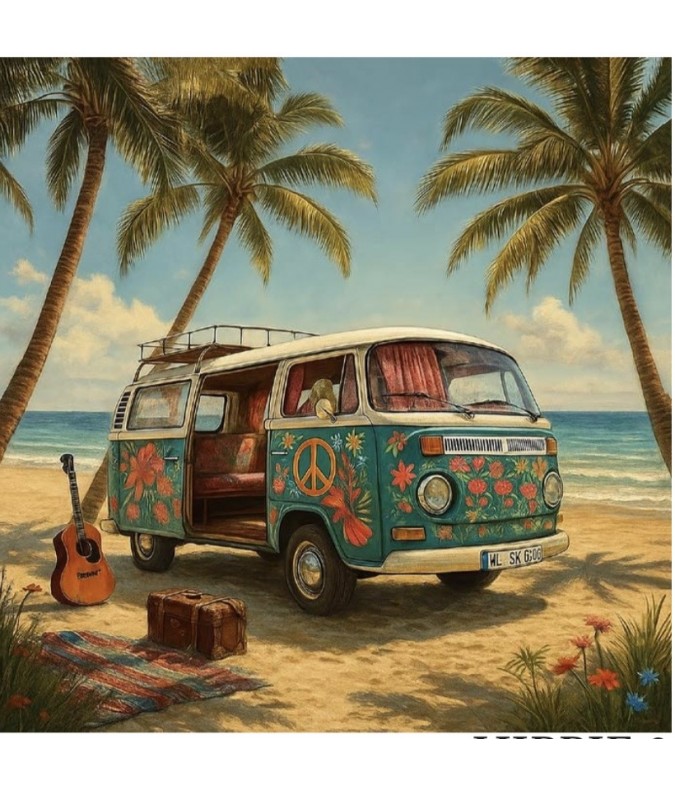 Carré  velours - Combi