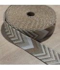 Sangle 38mm - sangle rayé lurex
