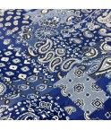 Coton 150 - Bandana bleu