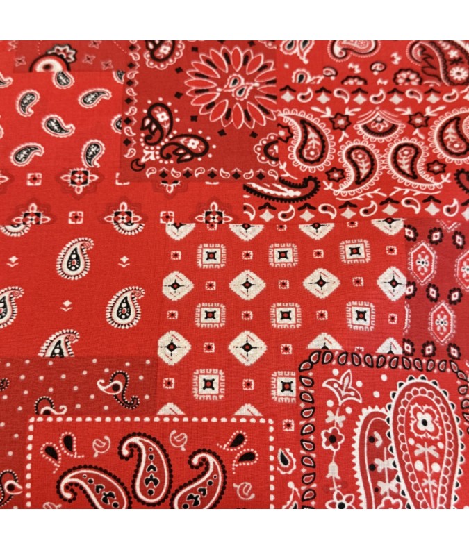 Coton 150 - Bandana rouge