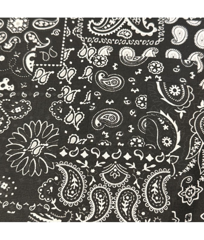 Coton 150 - Bandana noir