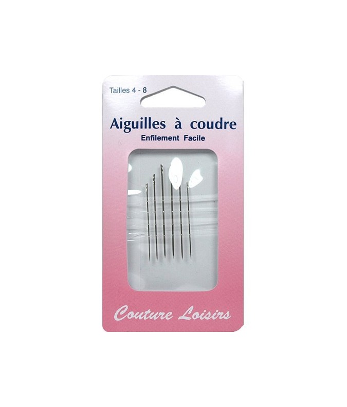 Aiguilles auto-filetées, aiguilles à coudre pour la couture à la main, pour  les personnes âgées, couture de filetage latéral facile