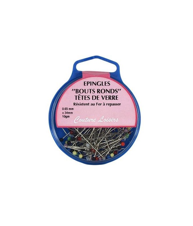 épingles tetes de verre épingles tetes de verre