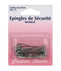 épingles de sècurité tailles assorties