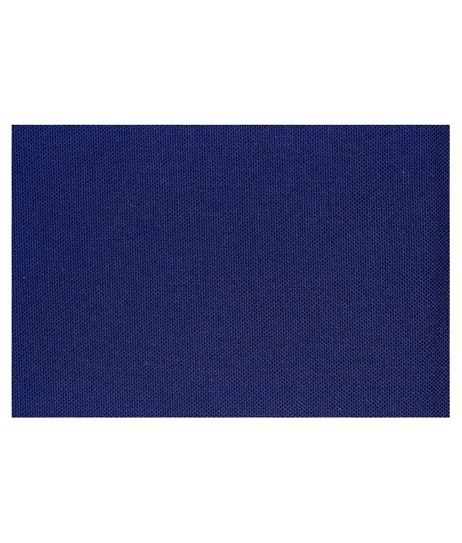 Tissu uni bleu marine.