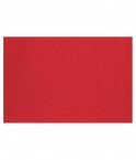 Tissu uni rouge.