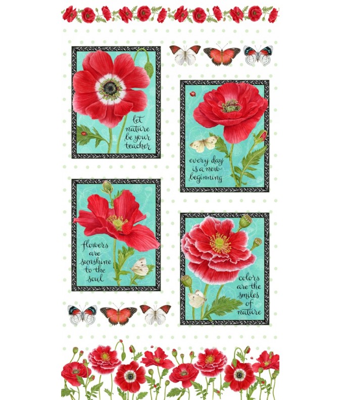 Panneau Poppy Perfection. Panneau Poppy Perfection.