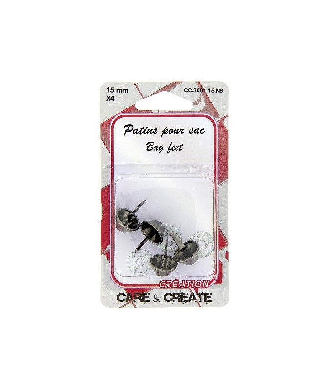 Pieds de sac 15mm noir. Pieds de sac 15mm noir.