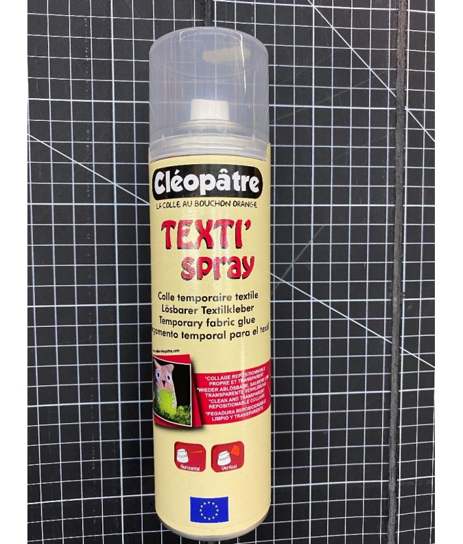 COLLE REPOSITIONNABLE POUR TISSU - SPRAY 250 ML