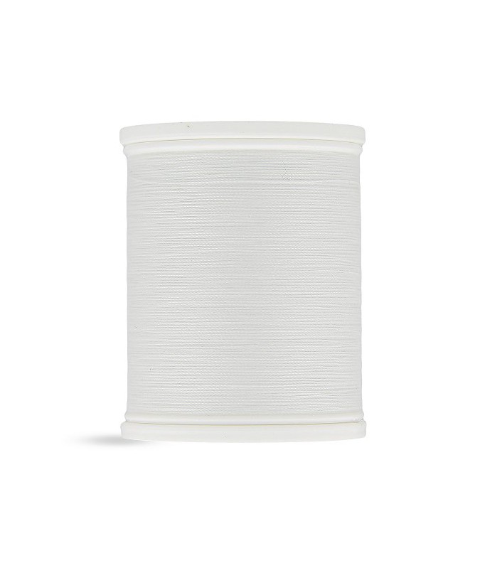 Fil polyester 500m blanc