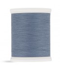 Fil polyester 500m gris bleu