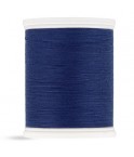 Fil polyester 500m bleu marine