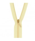 Mercerie - Fermeture éclair invisible beige claire