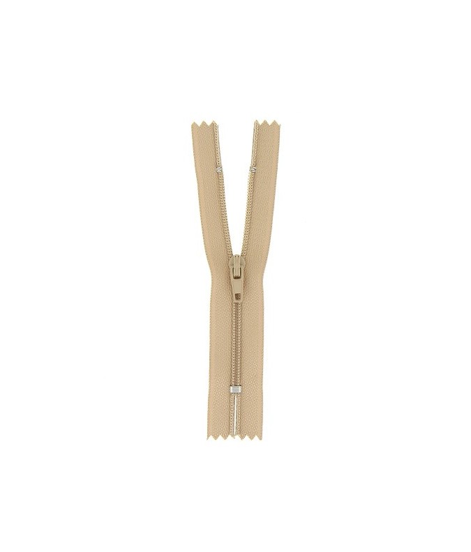 Fermeture a glissiere beige foncé Fermeture a glissiere beige foncé