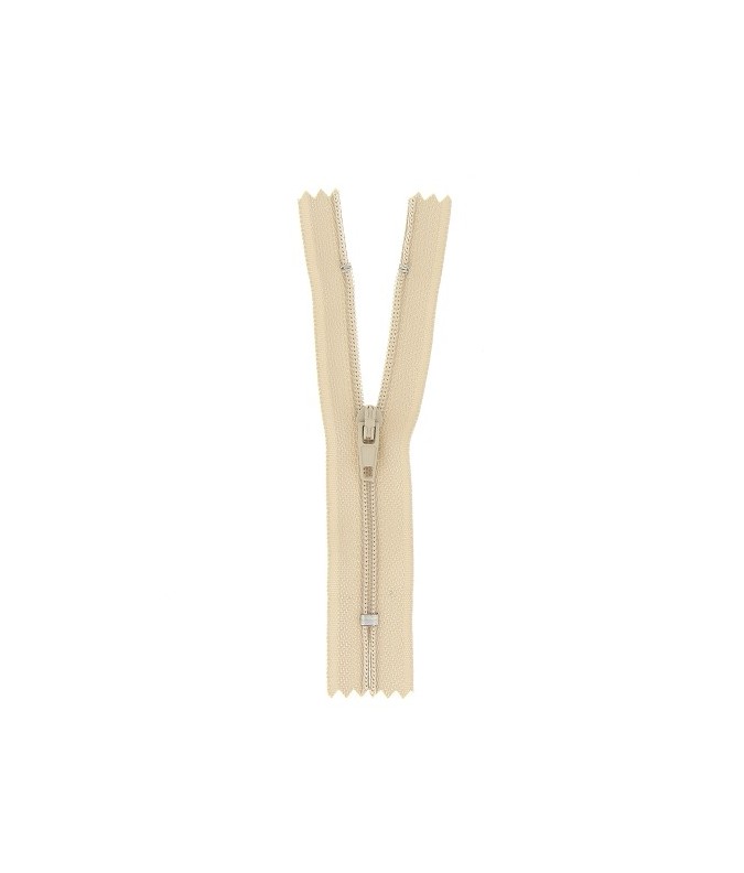 Fermeture a glissiere beige Fermeture a glissiere beige
