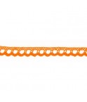 Mercerie - Dentelle coton orange 10mm