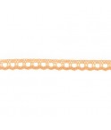 Mercerie - Dentelle coton orange pastel 10mm