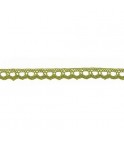 Mercerie - Dentelle coton kaki 10mm