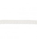 Mercerie - Dentelle coton blanche 12mm