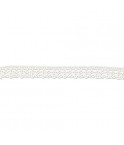 Mercerie - Dentelle coton blanche 12mm