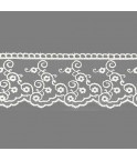 Mercerie - Dentelle tulle 40mm écrue