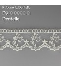 Mercerie - Dentelle tulle 30mm écrue