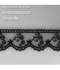 Mercerie - Dentelle tulle 30mm noire