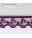 Mercerie - Dentelle tulle 30mm violette