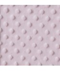 Minky tissu doudou rose clair